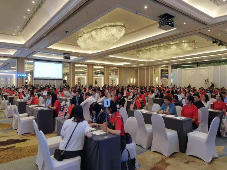 2019中马企业合作对接会现场。 2019中马企业合作对接会现场。